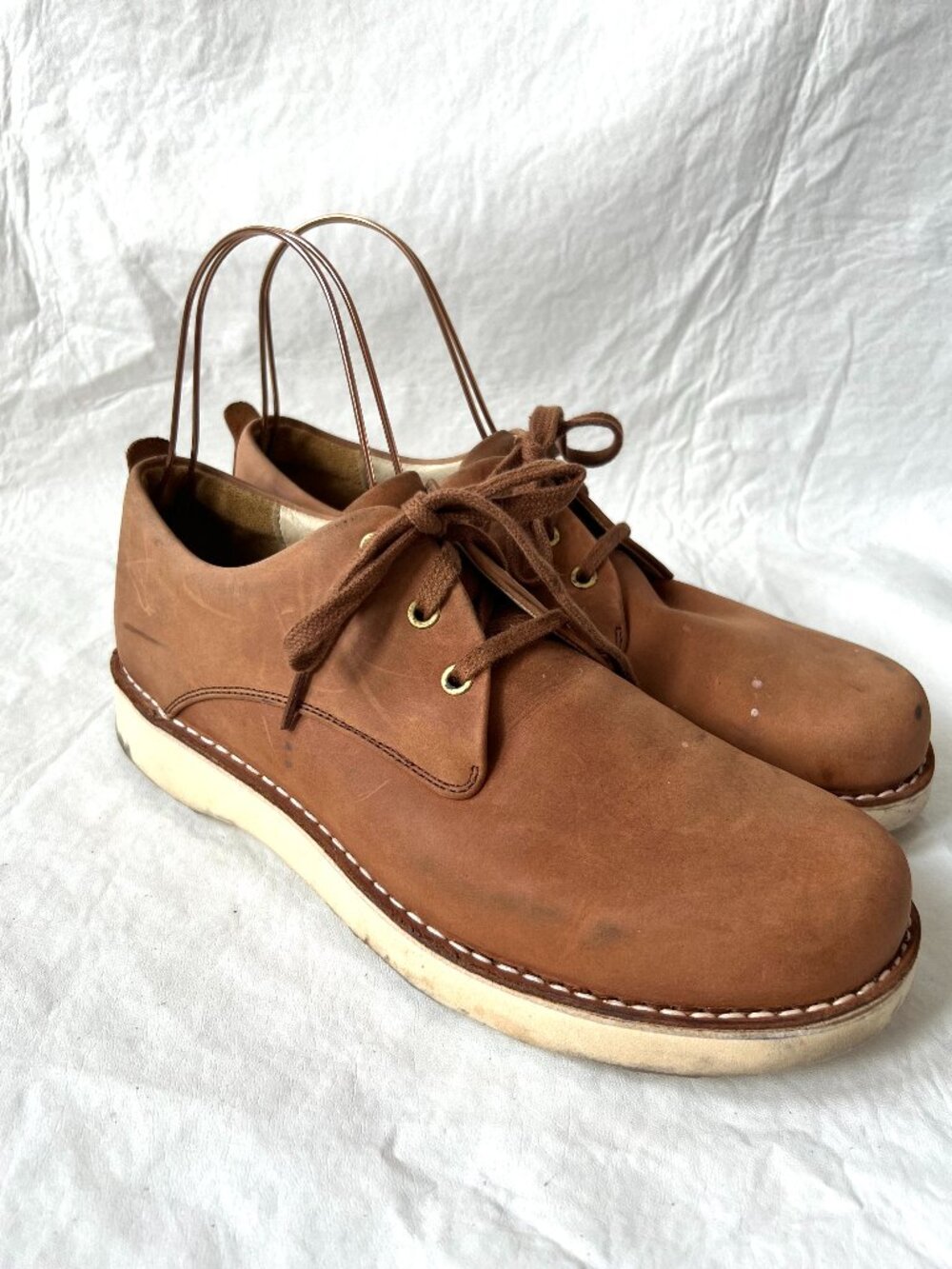 Samuel Hubbard shoes mens 10.5 M Free Oxford walking brown leather lace up